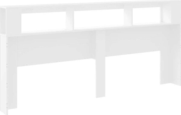 VidaXL Čelo postele s LED 220x18,5x103,5 cm kompozitní dřevo [837374] Barva: dub artisan