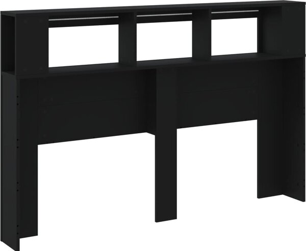 VidaXL Čelo postele s LED 160x18,5x103,5 cm kompozitní dřevo [837352] Barva: dub artisan