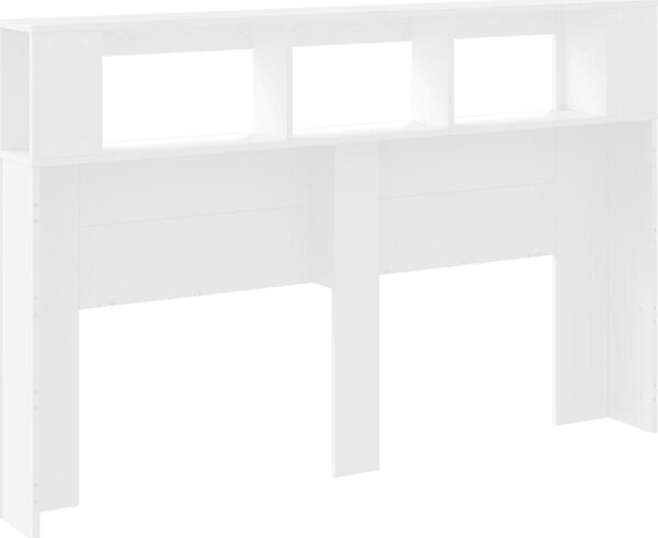 VidaXL Čelo postele s LED 160x18,5x103,5 cm kompozitní dřevo [837352] Barva: dub artisan