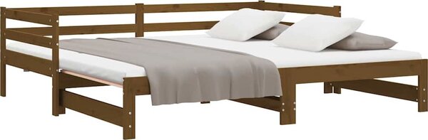 VidaXL Válenda s přistýlkou 80 x 200 cm masivní borovice [814697] Barva: Přírodní