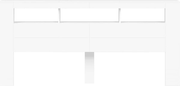 VidaXL Čelo postele s LED 220x18,5x103,5 cm kompozitní dřevo [837374] Barva: dub artisan