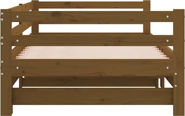 VidaXL Válenda s přistýlkou 80 x 200 cm masivní borovice [814697] Barva: Přírodní