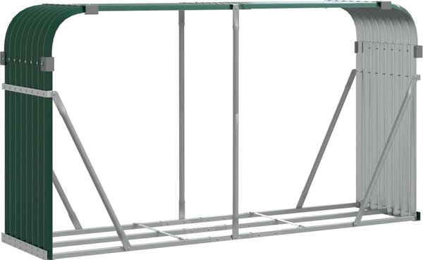 VidaXL Stojan na dřevo 234 x 45 x 100 cm pozinkovaná ocel [364545] Barva: Vzhled dřeva