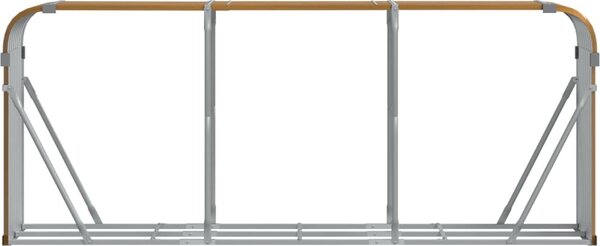 VidaXL Stojan na dřevo 234 x 45 x 100 cm pozinkovaná ocel [364545] Barva: Vzhled dřeva