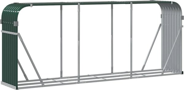 VidaXL Stojan na dřevo 234 x 45 x 100 cm pozinkovaná ocel [364545] Barva: Vzhled dřeva
