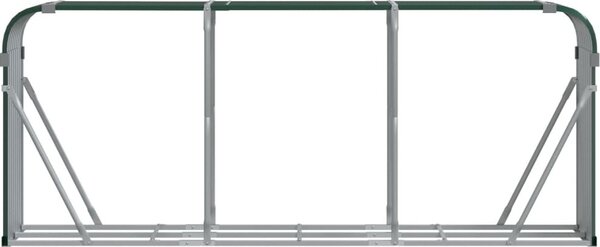 VidaXL Stojan na dřevo 234 x 45 x 100 cm pozinkovaná ocel [364545] Barva: Vzhled dřeva