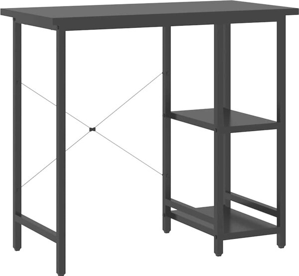 VidaXL PC stůl 80 x 40 x 72 cm MDF a kov [20555] Barva: Bílá