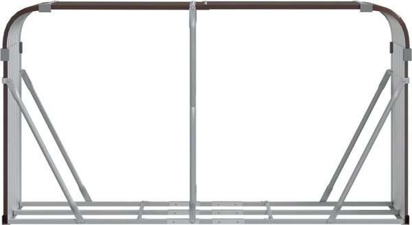VidaXL Stojan na dřevo 180 x 45 x 100 cm pozinkovaná ocel [364564] Barva: Hnědá
