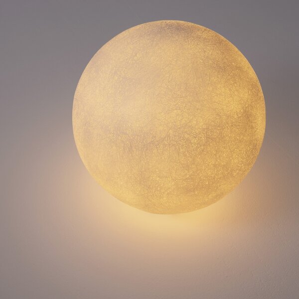 Bílé venkovní světlo Nova Luce Moon 40 cm