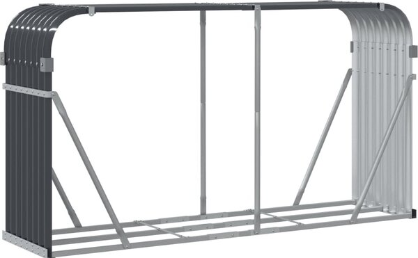 VidaXL Stojan na dřevo 180 x 45 x 100 cm pozinkovaná ocel [364564] Barva: Hnědá