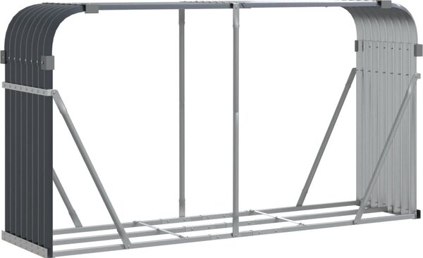 VidaXL Stojan na dřevo 180 x 45 x 100 cm pozinkovaná ocel [364564] Barva: Hnědá