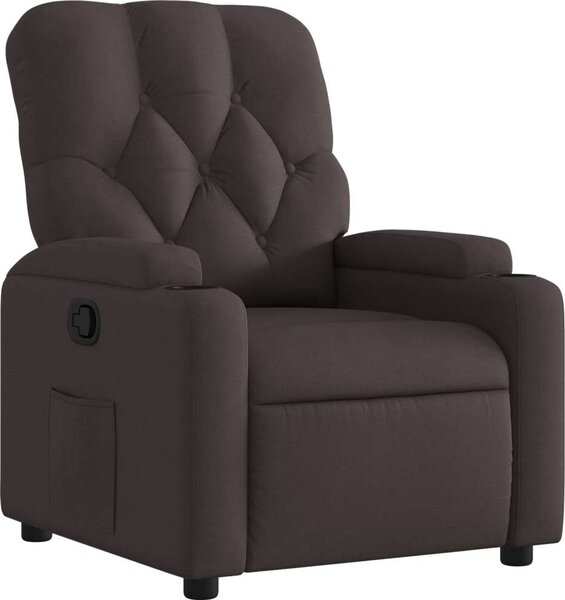 VidaXL Polohovací křeslo textil [372484] Barva: Černá