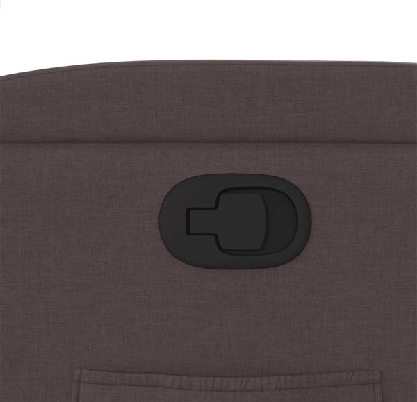 VidaXL Polohovací křeslo textil [372484] Barva: Černá
