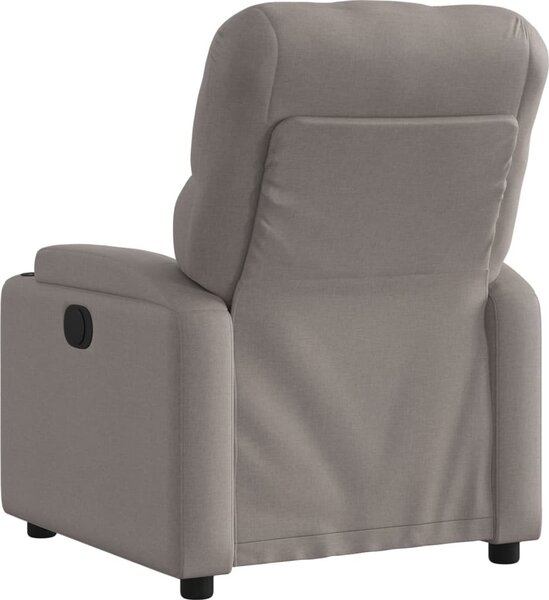 VidaXL Polohovací křeslo textil [372484] Barva: Černá