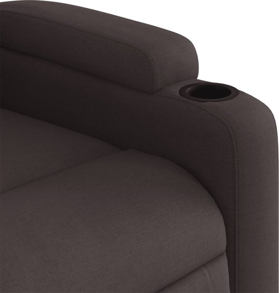 VidaXL Polohovací křeslo textil [372484] Barva: Černá