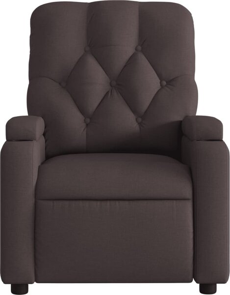 VidaXL Polohovací křeslo textil [372484] Barva: Černá