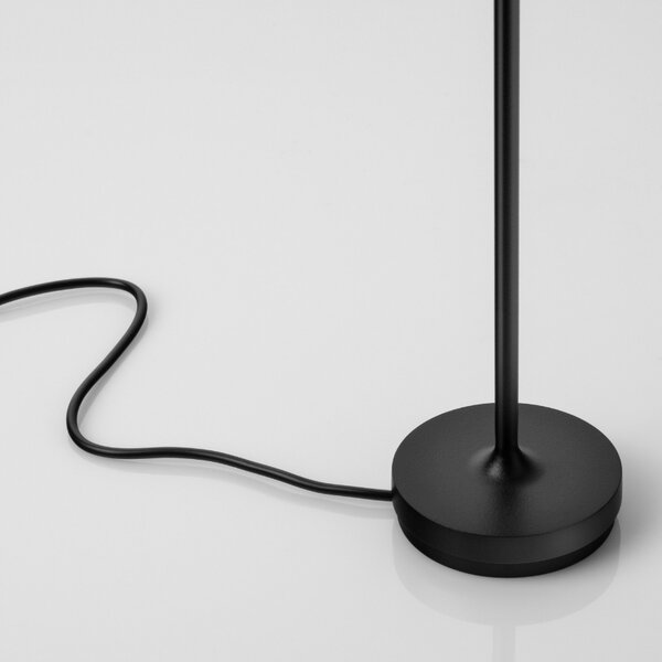 Černá kovová nabíjecí stolní LED lampa Nova Luce Petit