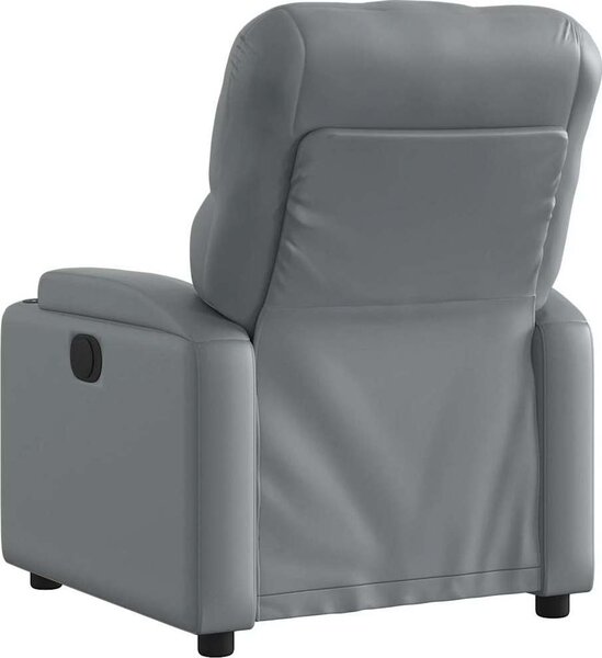 VidaXL Polohovací křeslo umělá kůže [372506] Barva: Černá