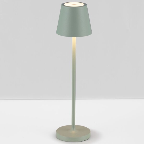Zelená kovová nabíjecí stolní LED lampa Nova Luce Petit