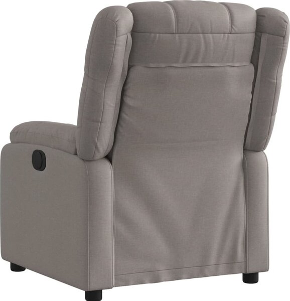 VidaXL Polohovací křeslo textil [373536] Barva: Hnědá