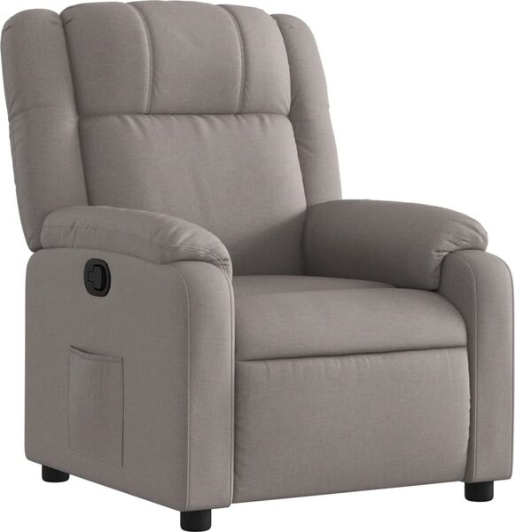 VidaXL Polohovací křeslo textil [373536] Barva: Hnědá