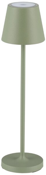 Zelená kovová nabíjecí stolní LED lampa Nova Luce Petit