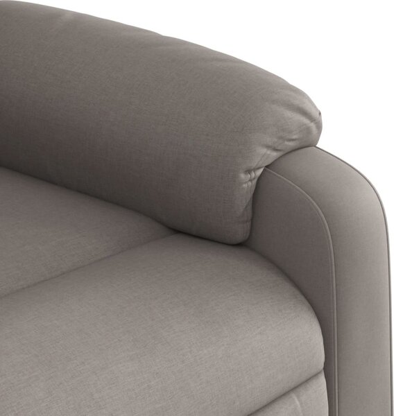 VidaXL Polohovací křeslo textil [373536] Barva: Hnědá