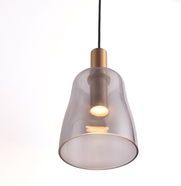 Skleněné závěsné LED světlo Nova Luce Imatia II. 14,5 cm