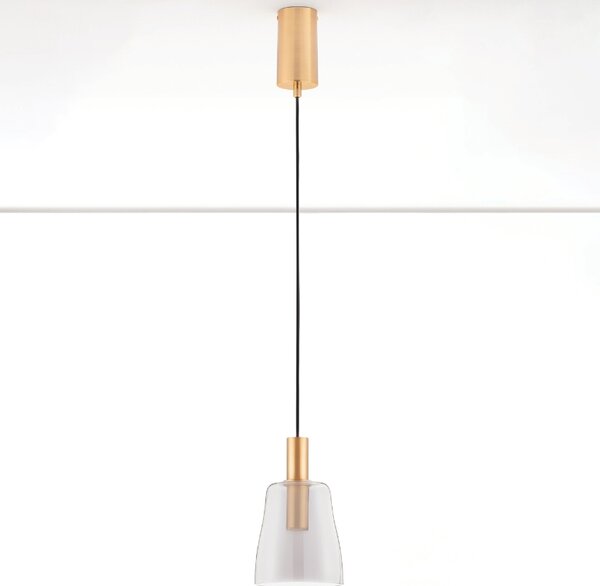 Skleněné závěsné LED světlo Nova Luce Imatia II. 14,5 cm