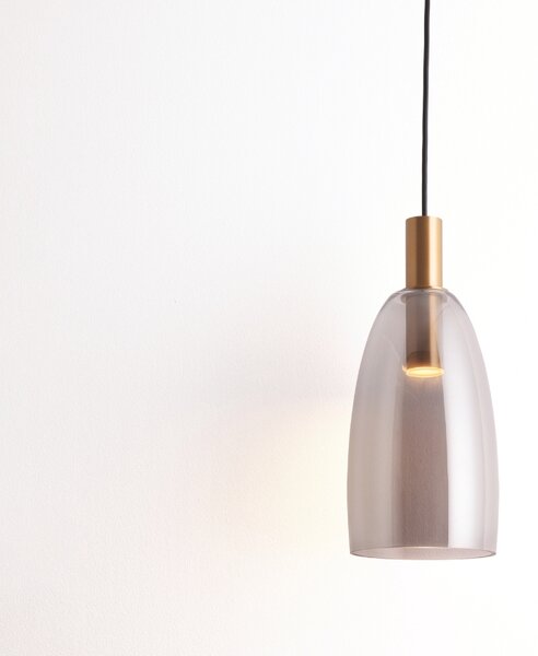 Skleněné závěsné LED světlo Nova Luce Imatia 14,5 cm