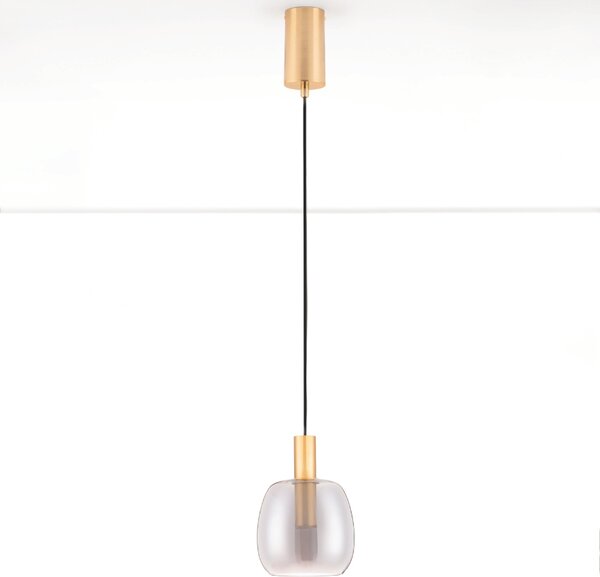 Skleněné závěsné LED světlo Nova Luce Imatia 16 cm