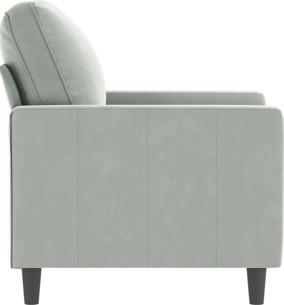 VidaXL Křeslo 60 cm samet [359179] Barva: Tmavě šedá