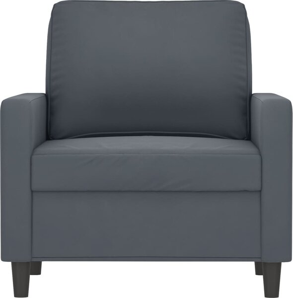 VidaXL Křeslo 60 cm samet [359179] Barva: Tmavě šedá