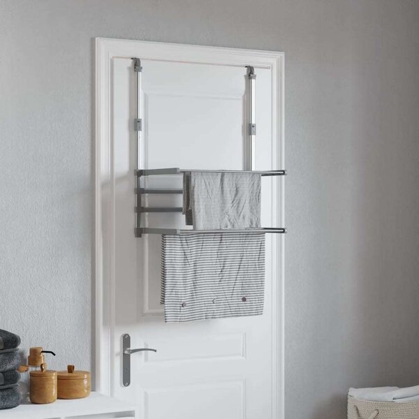 VidaXL Sušák na prádlo na balkon 54 x 25 x 42 cm hliník [154604]