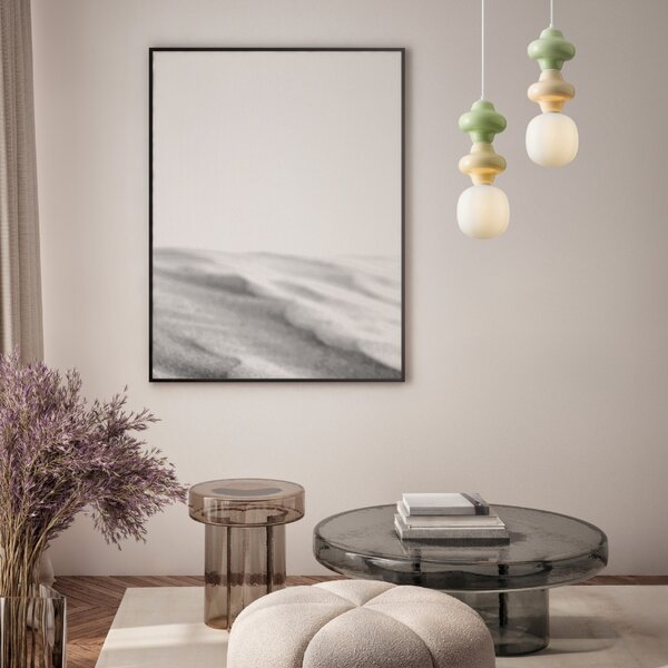 -25 % Dny MOMENTI– Zeleno-žluté závěsné světlo Nova Luce Clio 18 cm