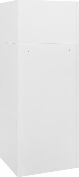 VidaXL Skříňka na sedlo 53 x 53 x 140 cm ocel [339599] Barva: světle šedá
