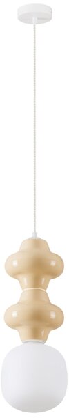 Žluté závěsné světlo Nova Luce Clio II. 18 cm