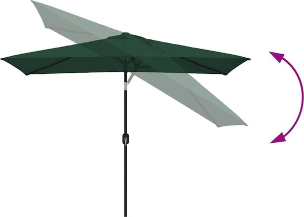 VidaXL Slunečník 200 x 300 cm pískově obdélníkový [44503] Barva: Cihlová