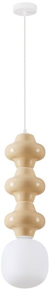 Žluté závěsné světlo Nova Luce Clio III. 18 cm