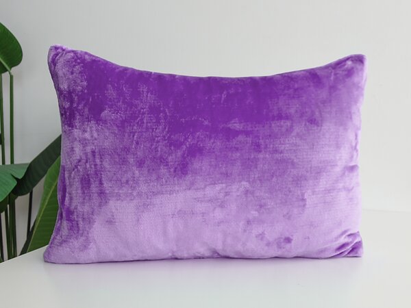 XPOSE® Mikroplyšový povlak na polštář - levandulový 40x60 cm