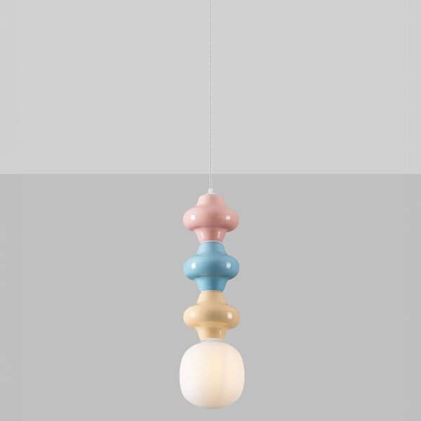 Barevné závěsné světlo Nova Luce Clio II. 18 cm