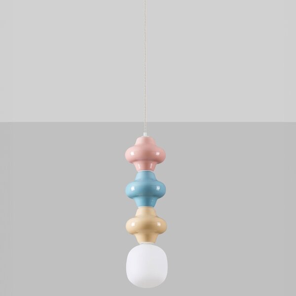 Barevné závěsné světlo Nova Luce Clio II. 18 cm