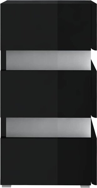 VidaXL Noční stolek 45 x 35 x 67 cm kompozitní dřevo [326845] Barva: kouřový dub