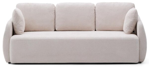 Kave Home Světle béžová rozkládací pohovka Laira 218 cm