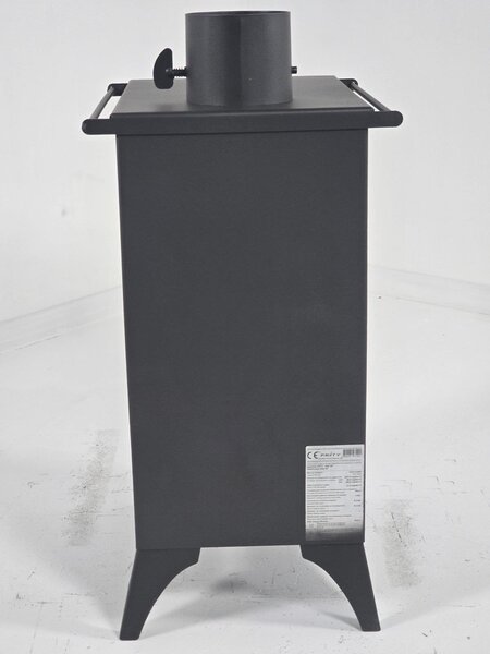 PRITY MINI SP kompaktnÃ krbová kamna na dÅ™evo, 5,2 kW, tÅ™Ãda A, Äerná