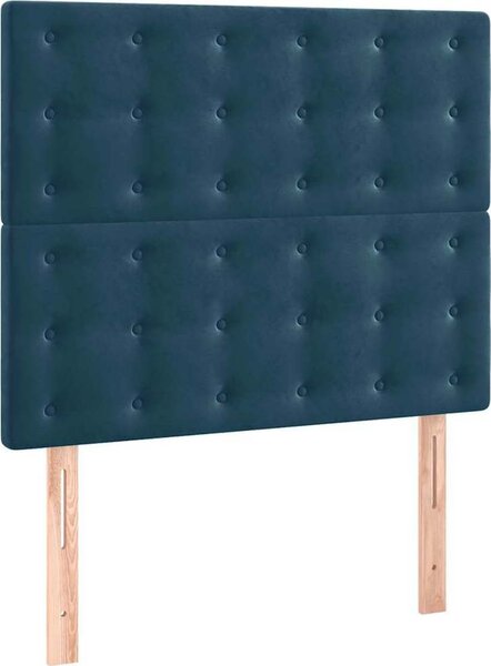 VidaXL Čelo postele 90x5x118/128 cm sametové [3116803] Barva: světle šedá