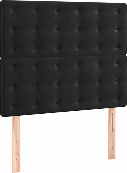 VidaXL Čelo postele 90x5x118/128 cm sametové [3116803] Barva: světle šedá