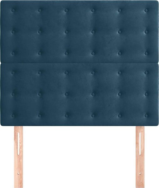 VidaXL Čelo postele 90x5x118/128 cm sametové [3116803] Barva: světle šedá
