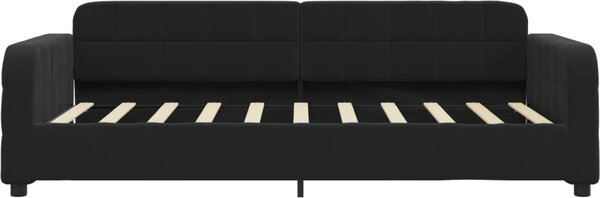VidaXL Válenda s přistýlkou 90 x 190 cm samet [3196942] Barva: světle šedá