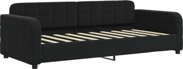 VidaXL Válenda s přistýlkou 90 x 190 cm samet [3196942] Barva: světle šedá